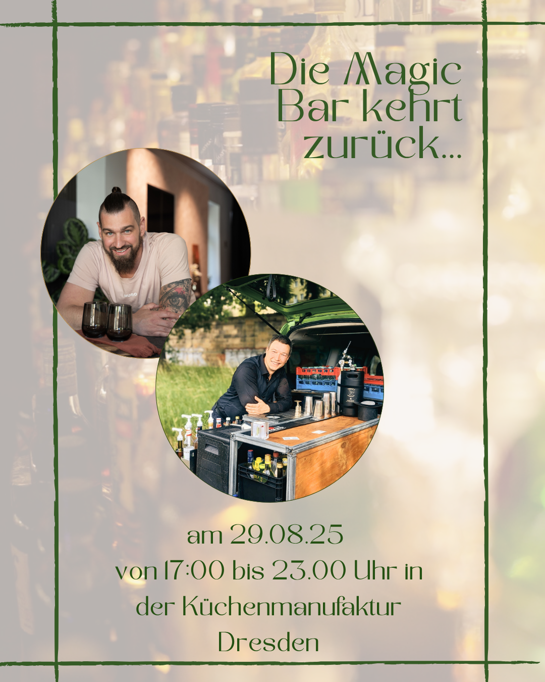 Die Magic Bar kehrt zurück - Cocktail Ticket